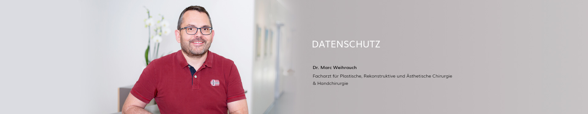 Datenschutz Dr. Weihrauch, Plastische Chirurgie in Karlsruhe 